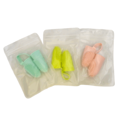 Cepillo de Dientes de Silicona para Mascotas – Estilo Dedal