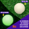 Pelota con luz y Brilla en la oscuridad