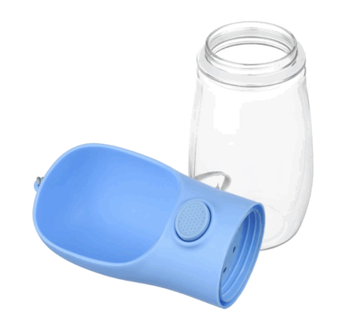 Botella Portatil Viaje con Bebedero Agua Recuperable