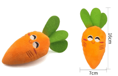 Peluche de Zanahoria con Chifle