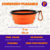 Comedero Bebedero Plegable Portatil