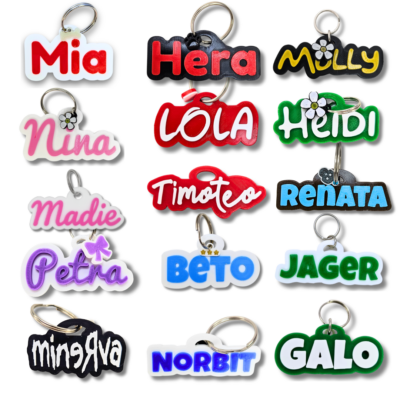 Chapitas De Identificación Nombre